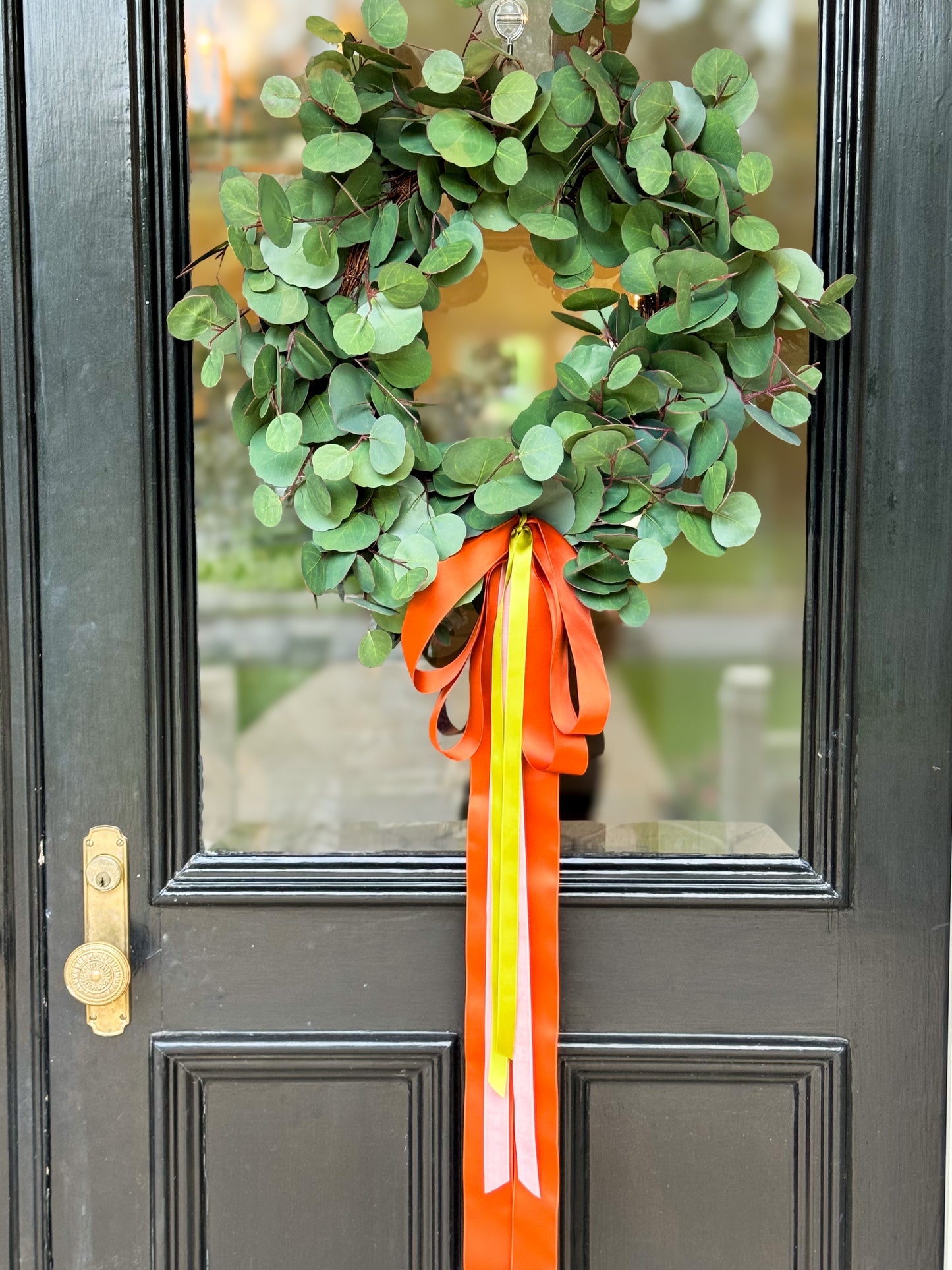 Bountiful Bow Eucalyptus Wreath