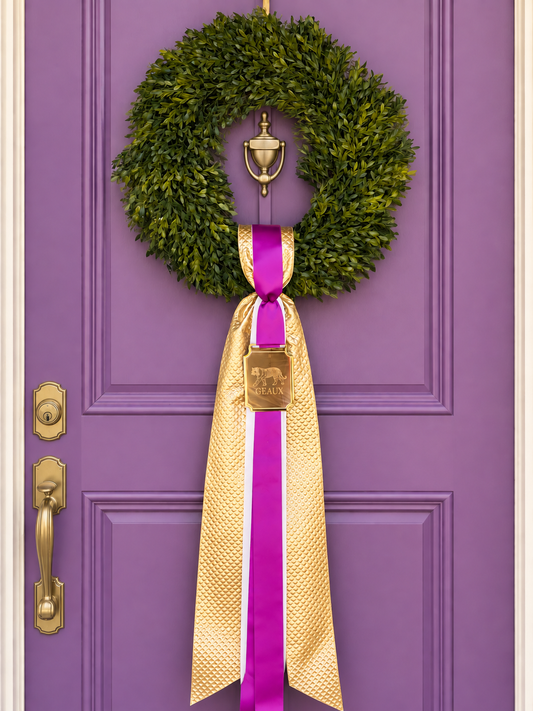 The Golden Saturday Tea Leaf Wreath