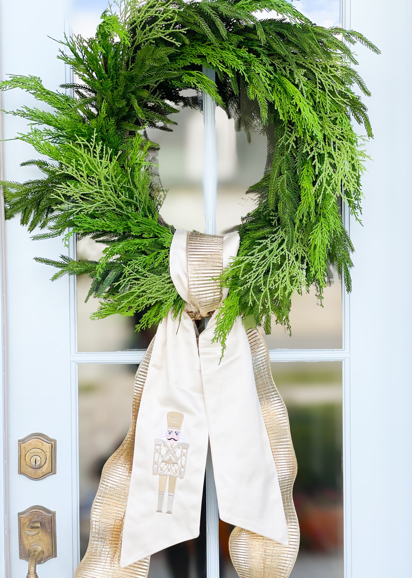 Norfolk Nutcracker Wreath And Sash