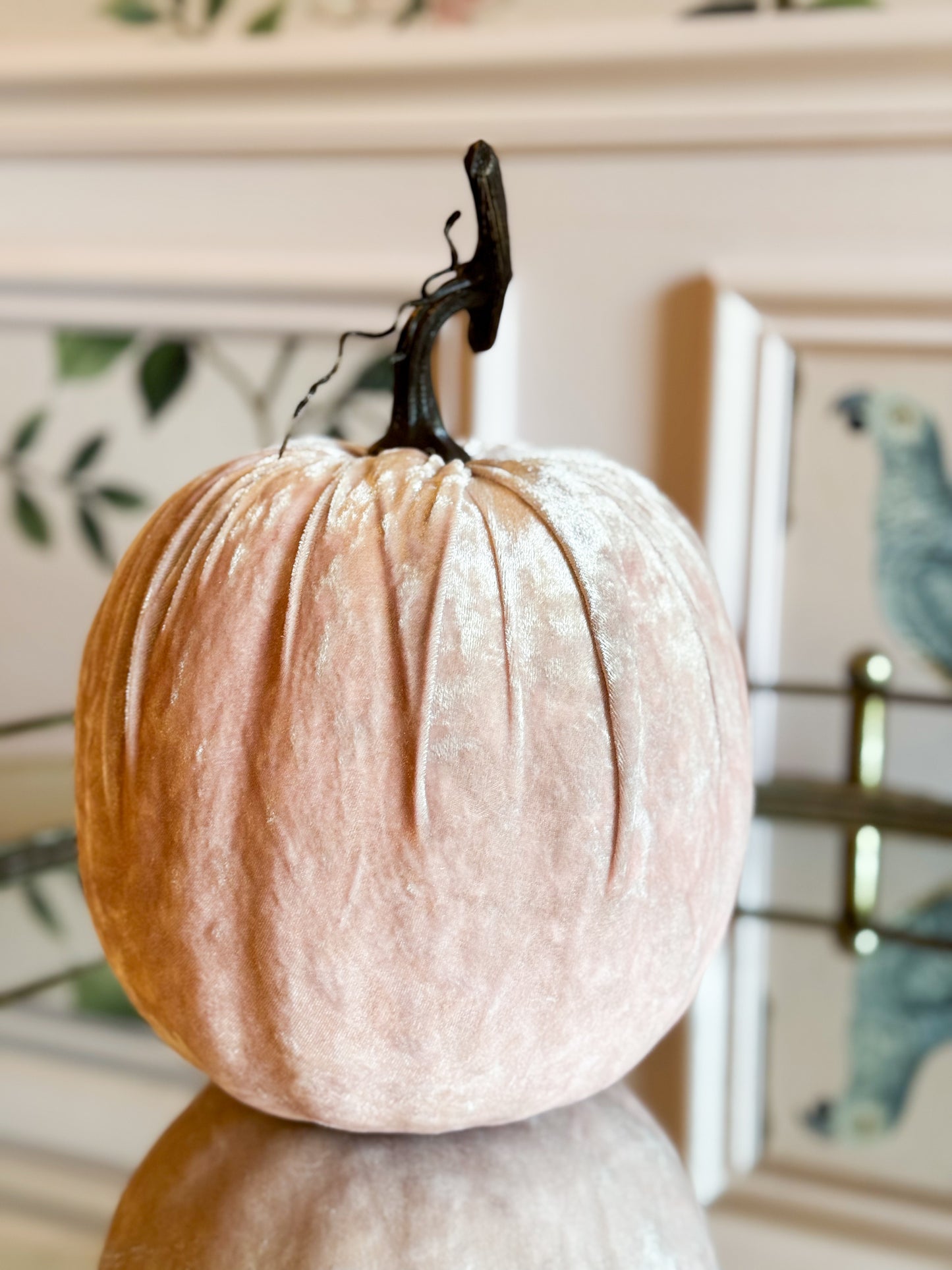 Blush Velvet Pumpkin Trio