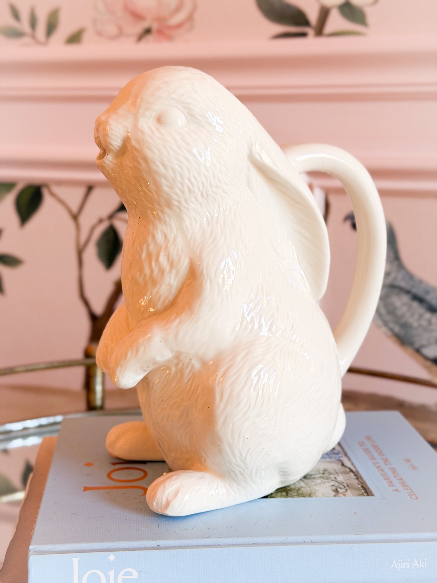 Storybook Bunny Pitcher Vase