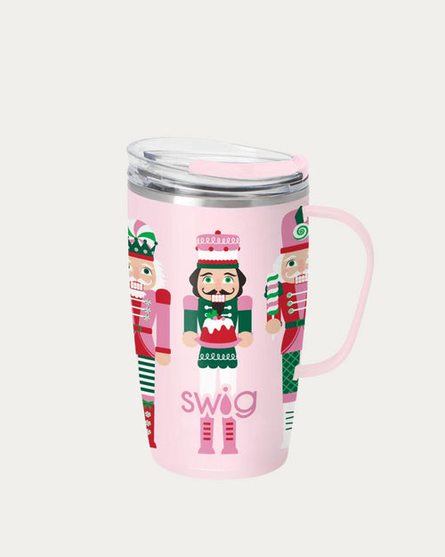 Sugar Plum Soldiers Travel Mug 18oz. Swig Cup