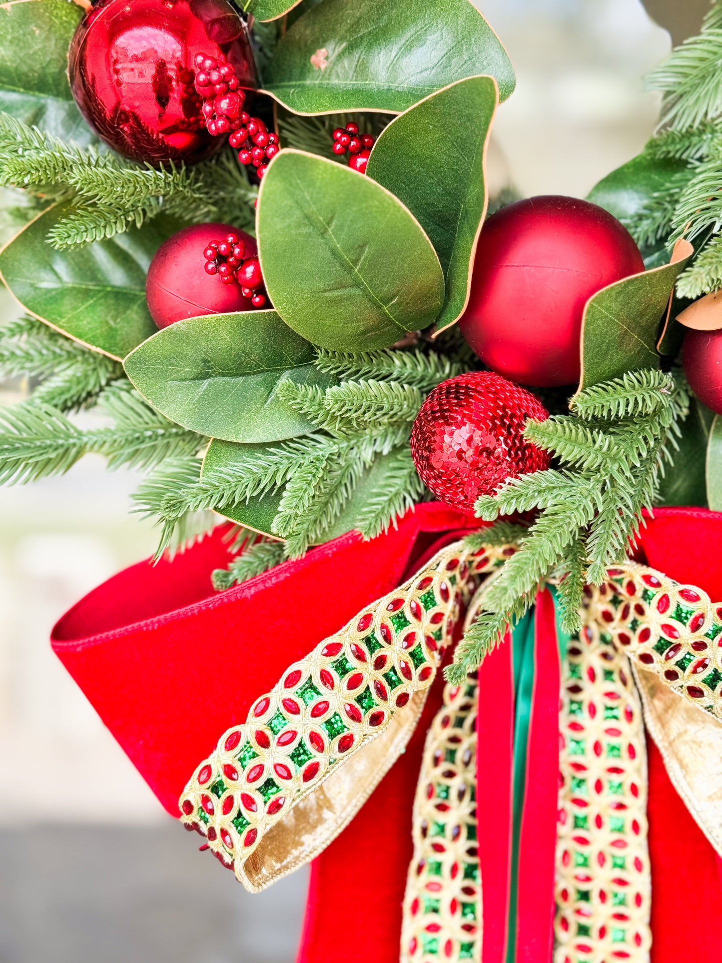 The Magnolia Noel Wreath