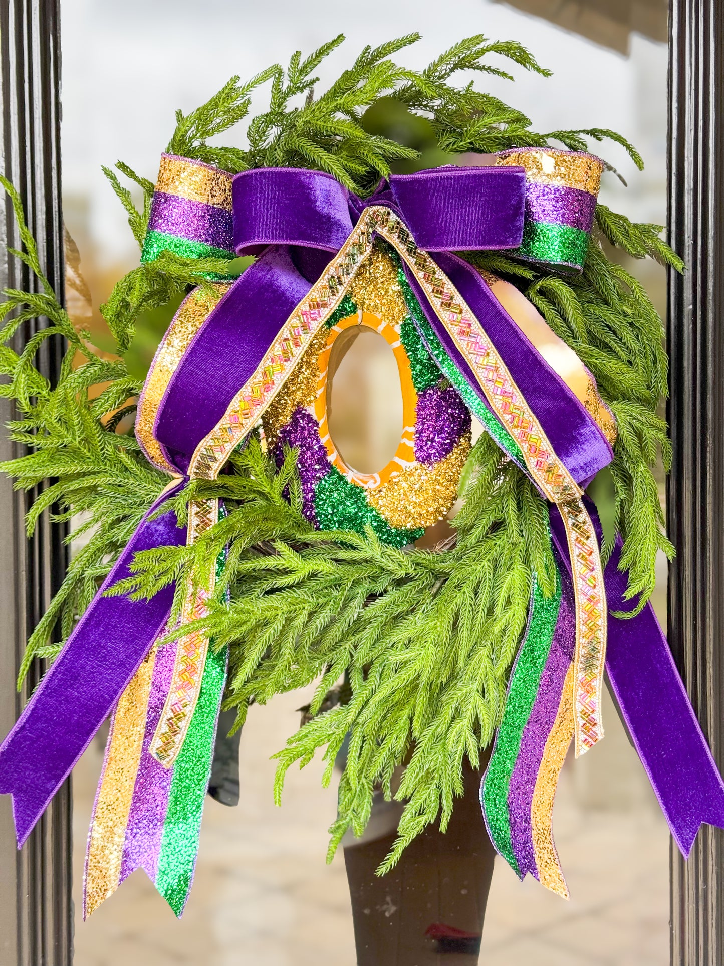 Queen of the Krewe Wreath