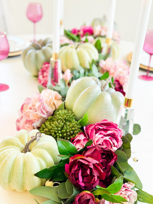 Peony Harvest Fall Décor Box