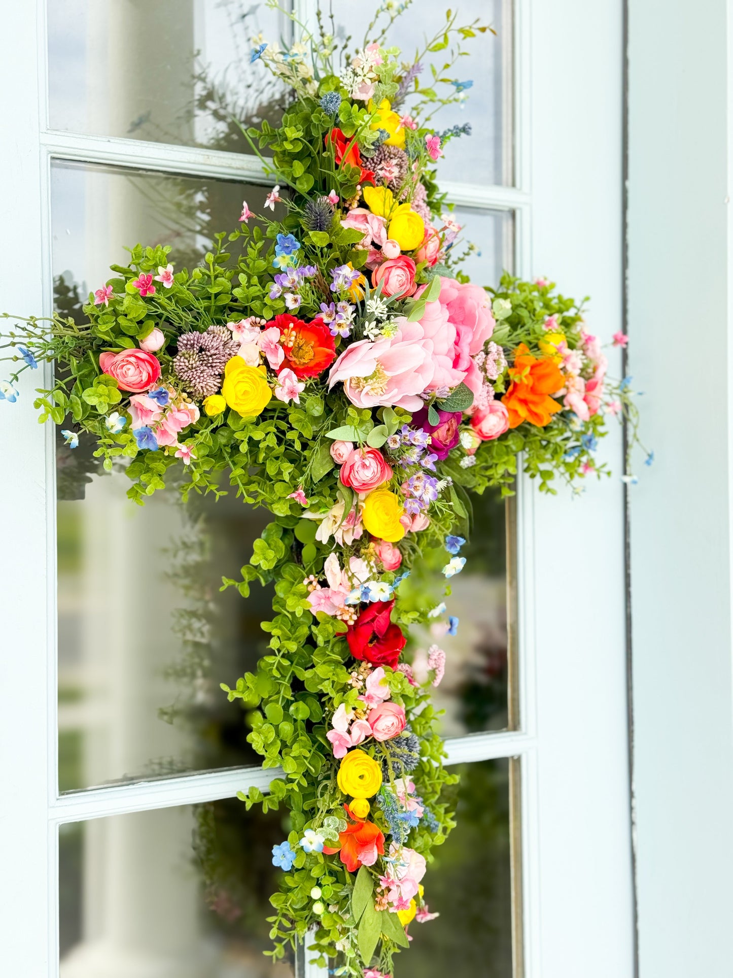 The Bloom Cross Wreath