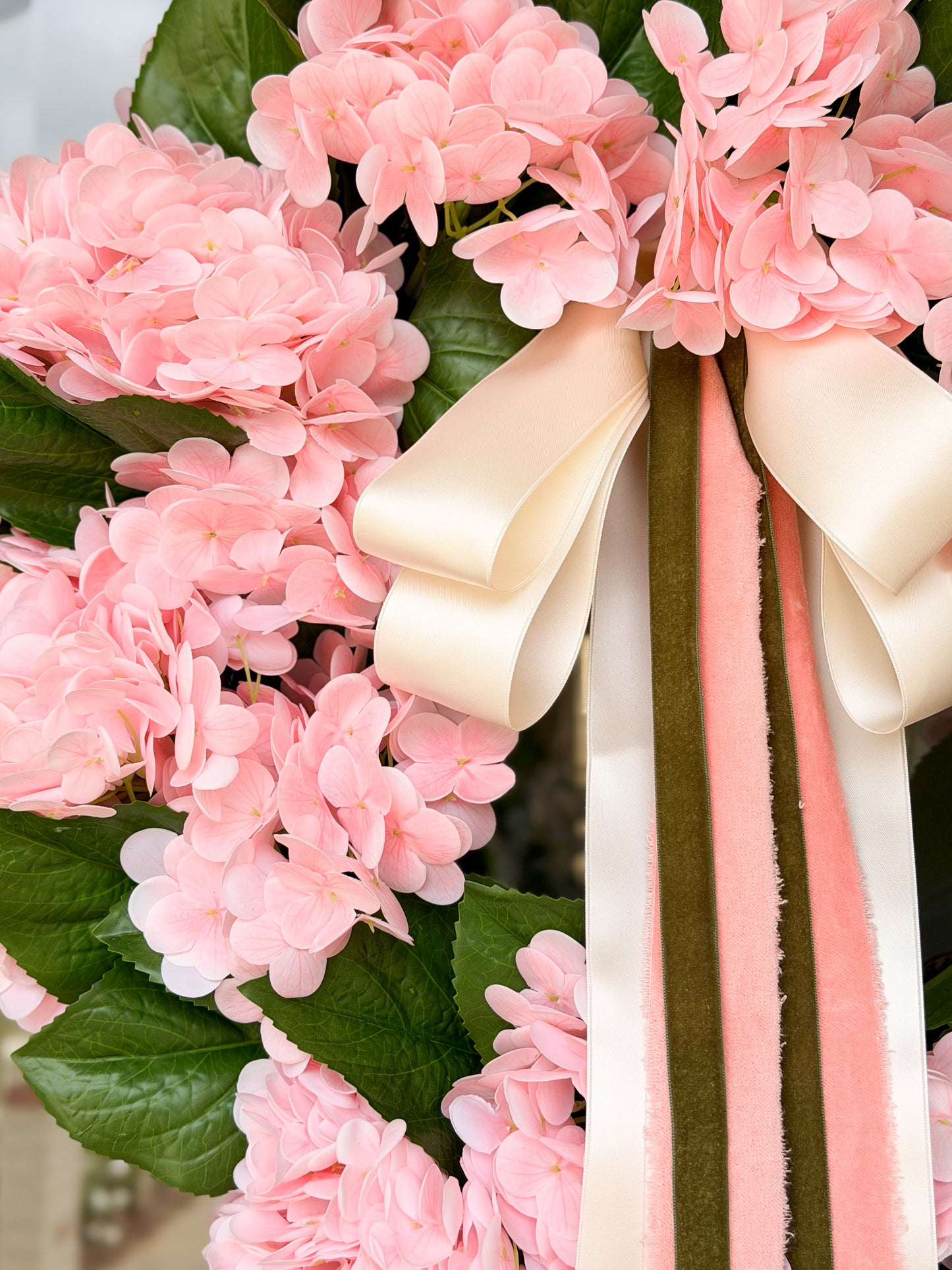 Rosé Garden Hydrangea Wreath