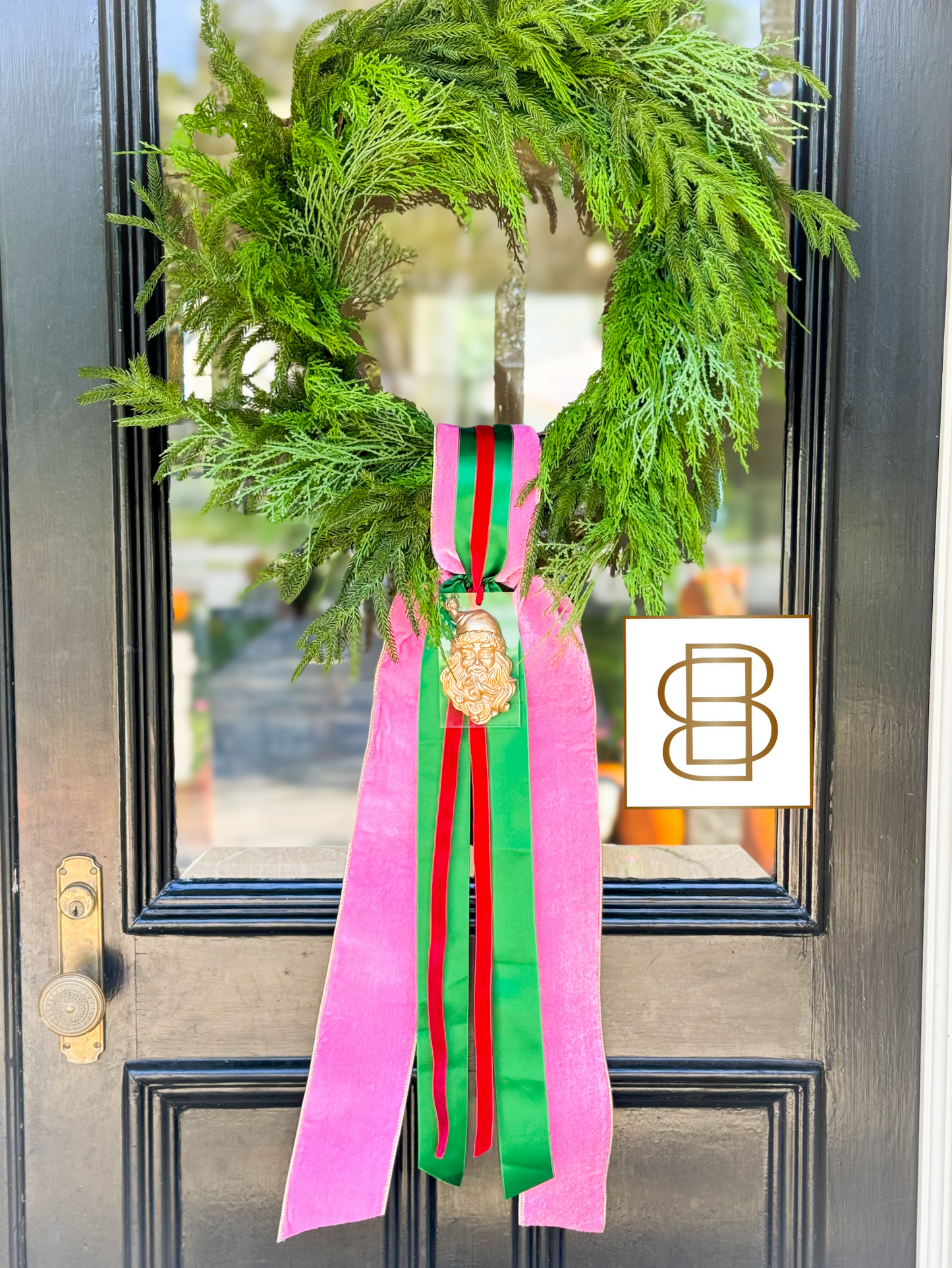 Papa Noel Wreath And Sash