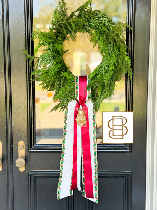 Papa Noel Wreath And Sash