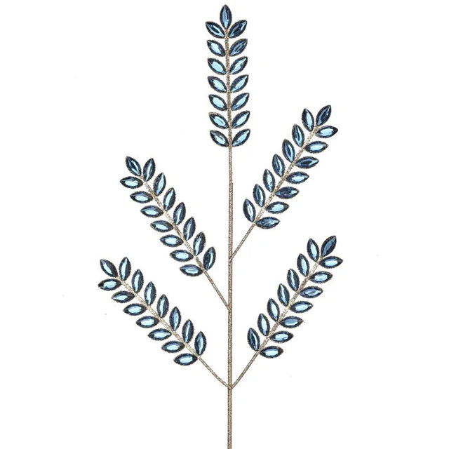 22.5” Blue Jewel Spray – Set of 4