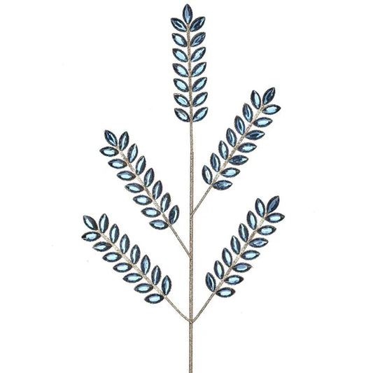 22.5” Blue Jewel Spray – Set of 4