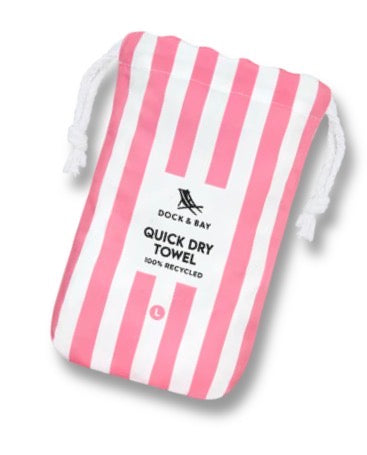 DOCK & BAY- Phi Phi Pink Quick Dry Towel, XL