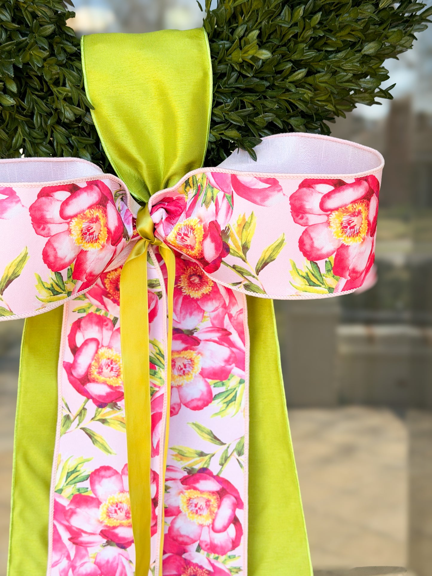 Petals & Peony Bunny Wreath