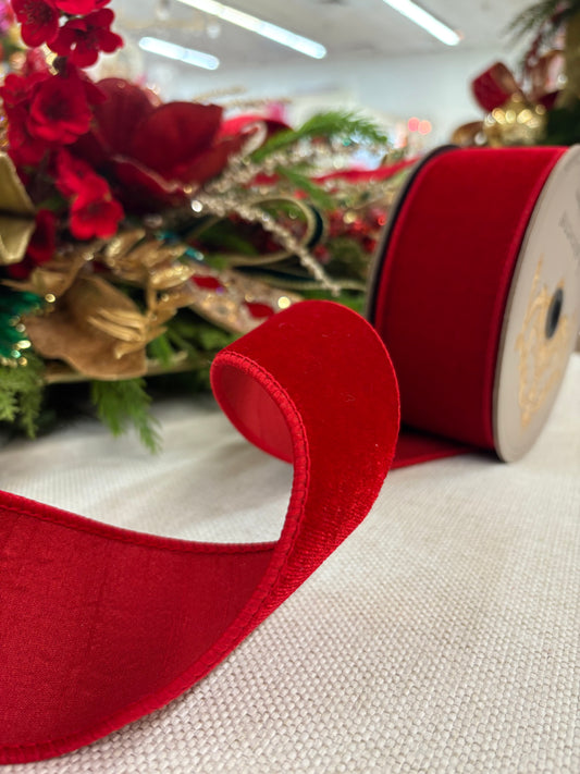 2.5” x 10yds Red velvet