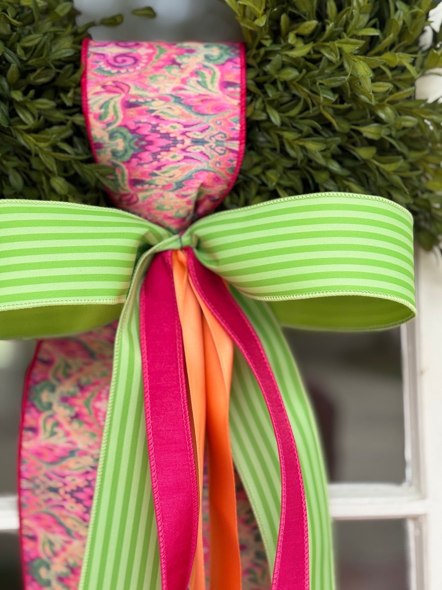 Lime & Lotus Garden Tea Leaf Wreath