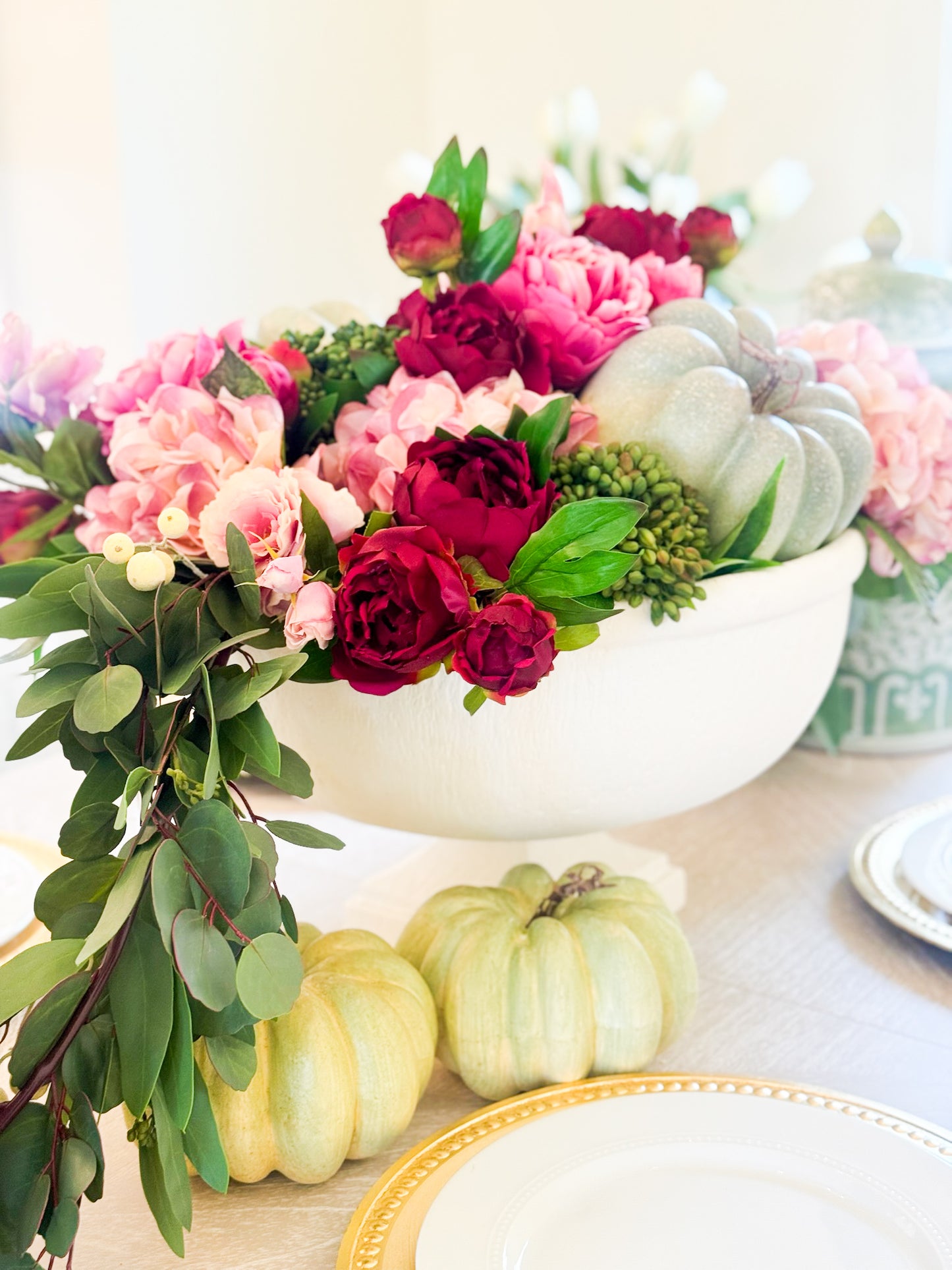 Peony Harvest Fall Décor Box