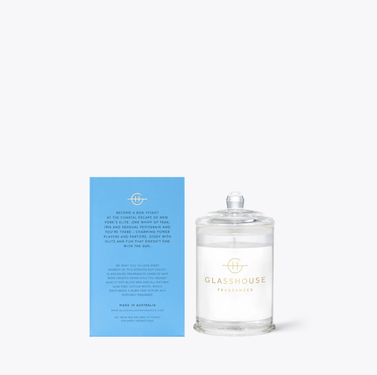 GLASSHOUSE The Hamptons Soy Candle 2.1 Oz