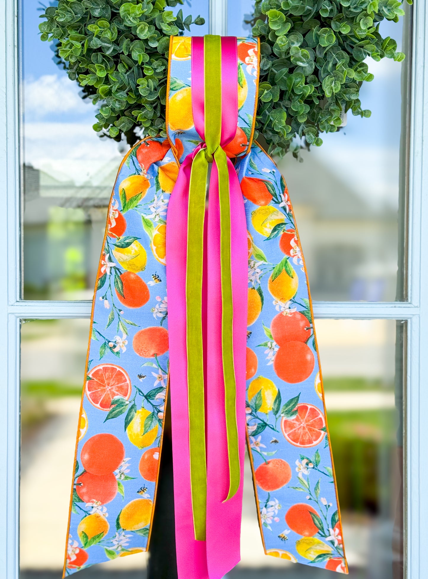 The Summer Citrus Wreath And Sash