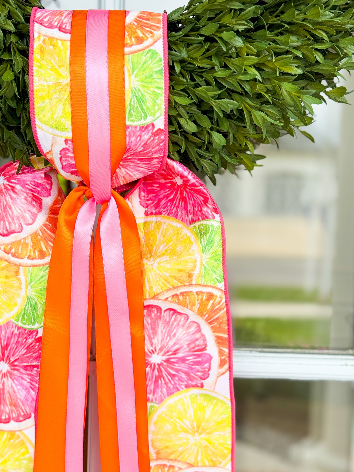 The Summer Citrus Wreath And Sash