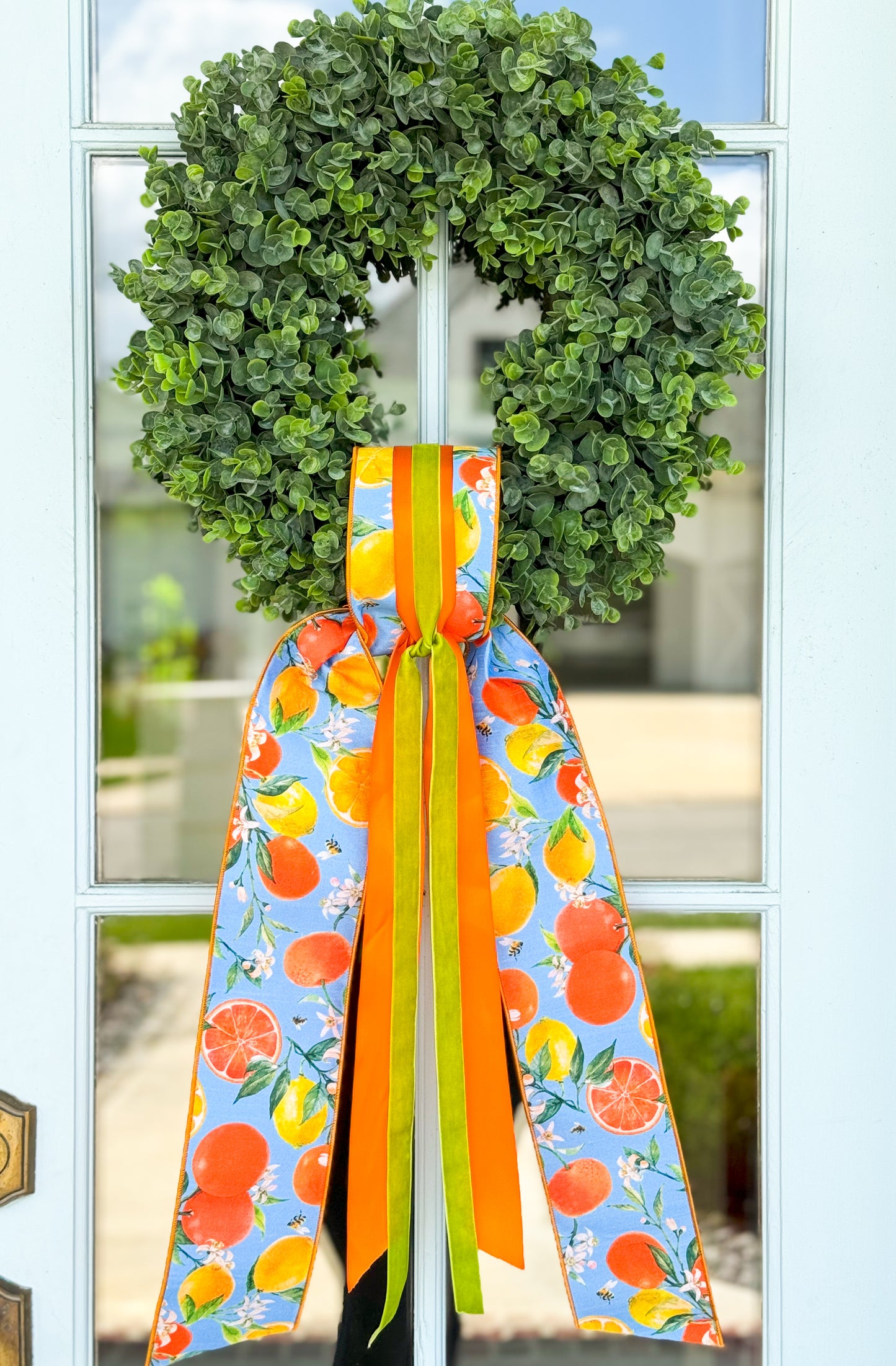 The Summer Citrus Wreath And Sash