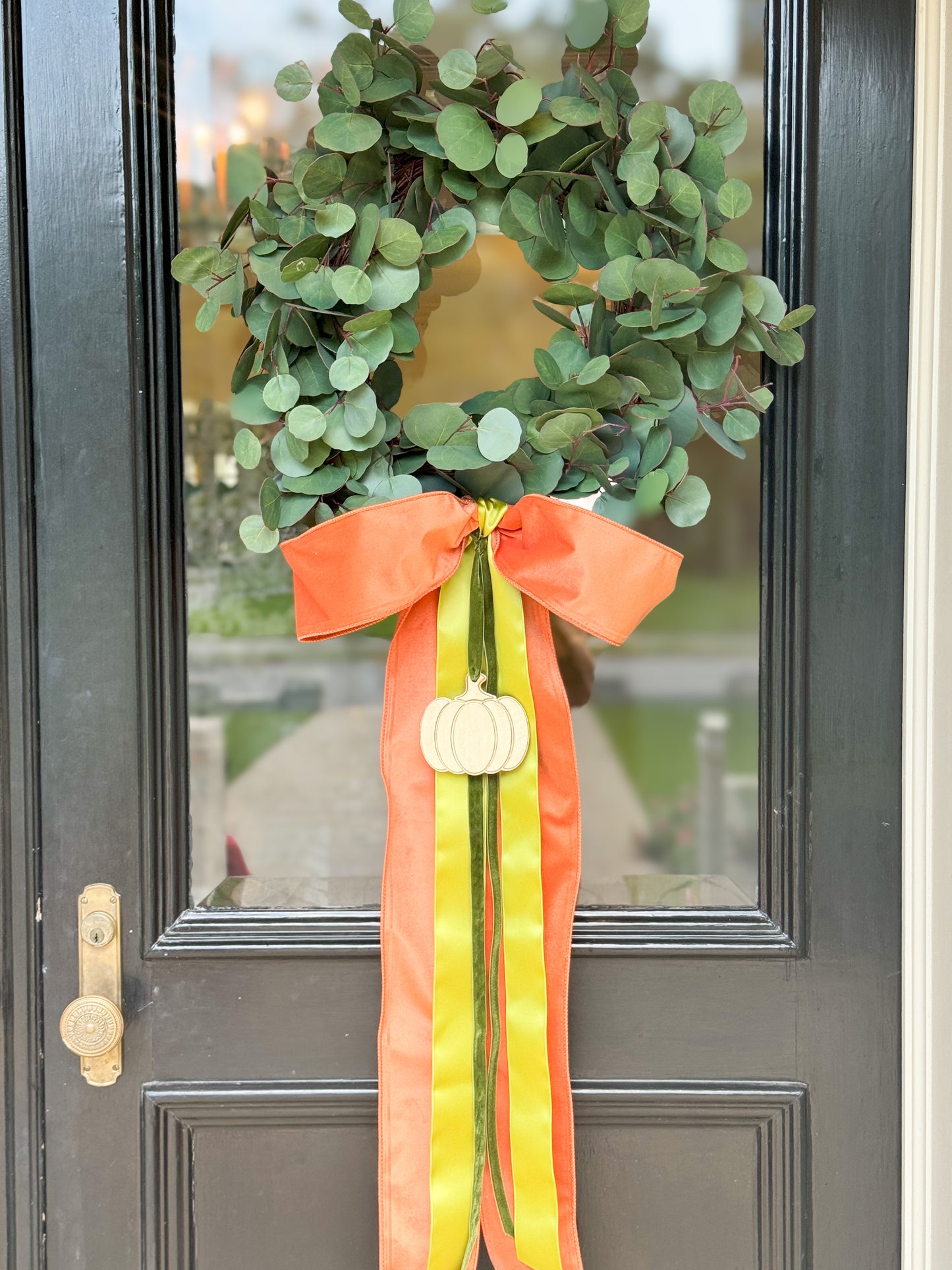 Bountiful Bow Eucalyptus Wreath