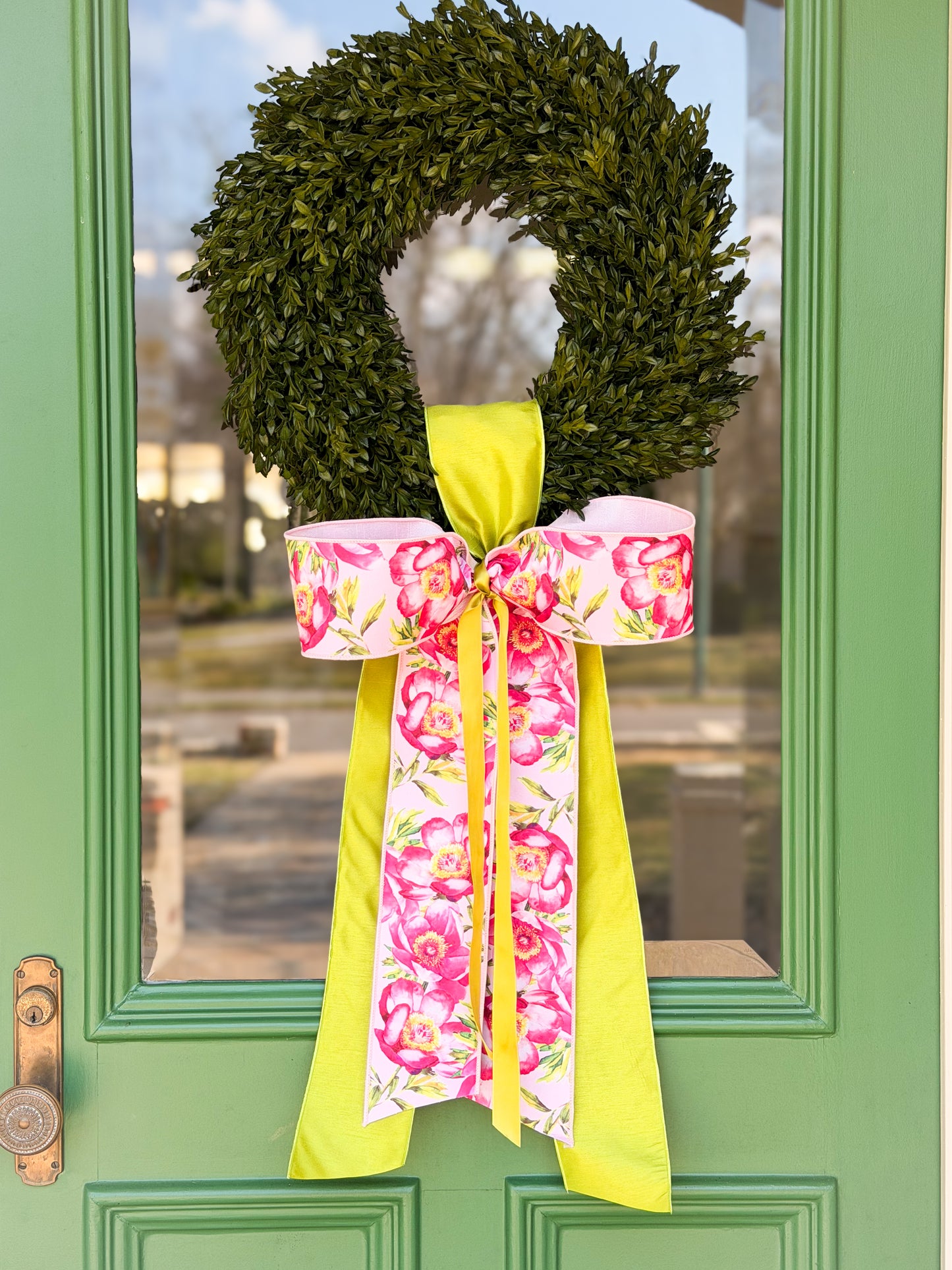 Petals & Peony Bunny Wreath