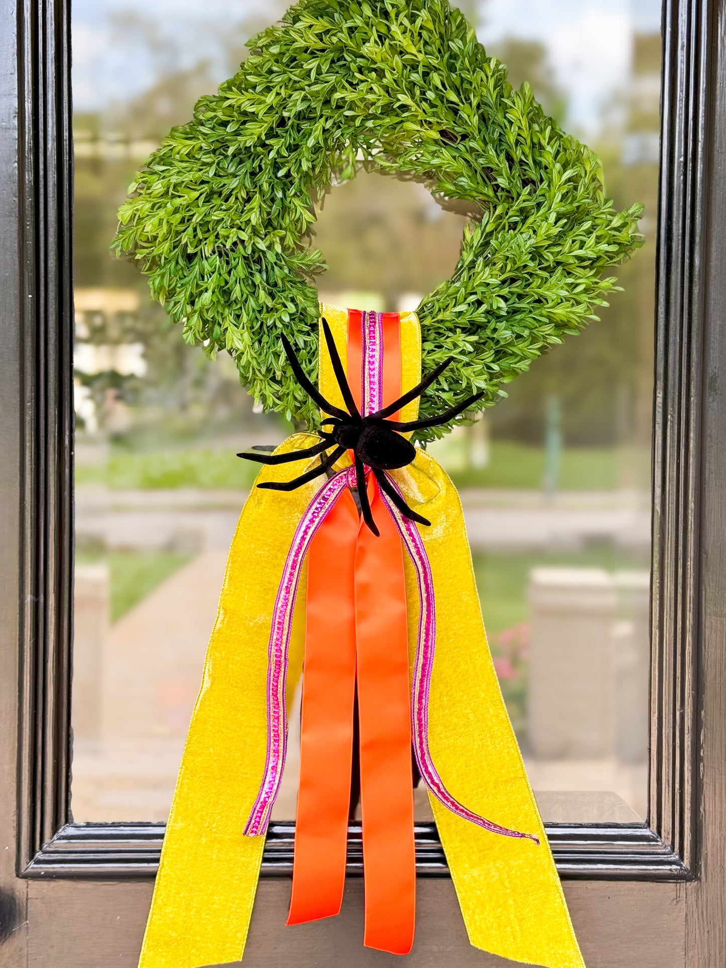 Autumn Arachnid Wreath And Sash