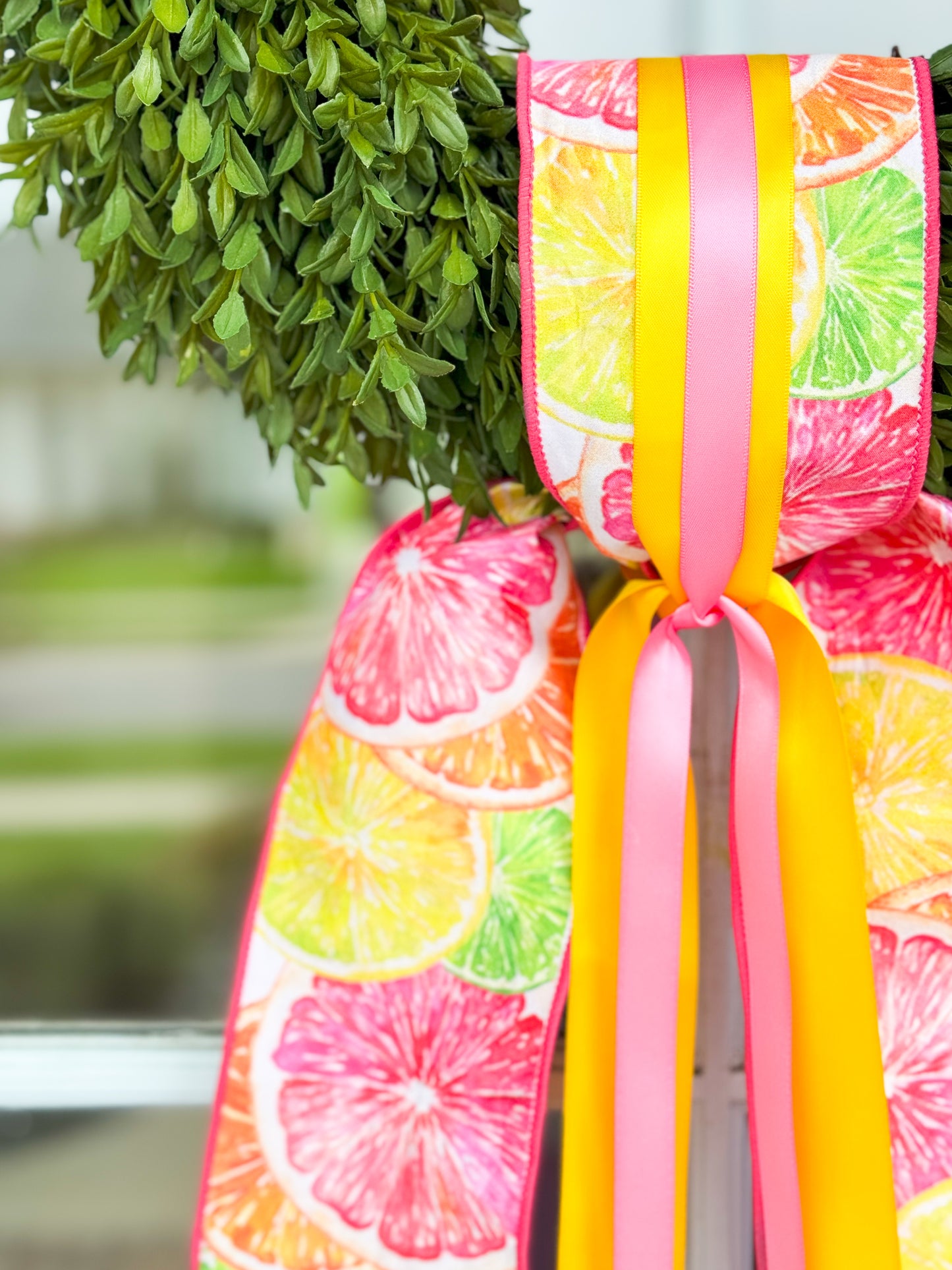 The Summer Citrus Wreath And Sash