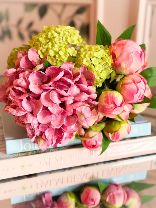 Hydrangea, Snowball, Ranunculus Bouquet