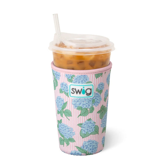 SWIG Hydrangeas Medium Insulated Cup Coolie 22-28oz