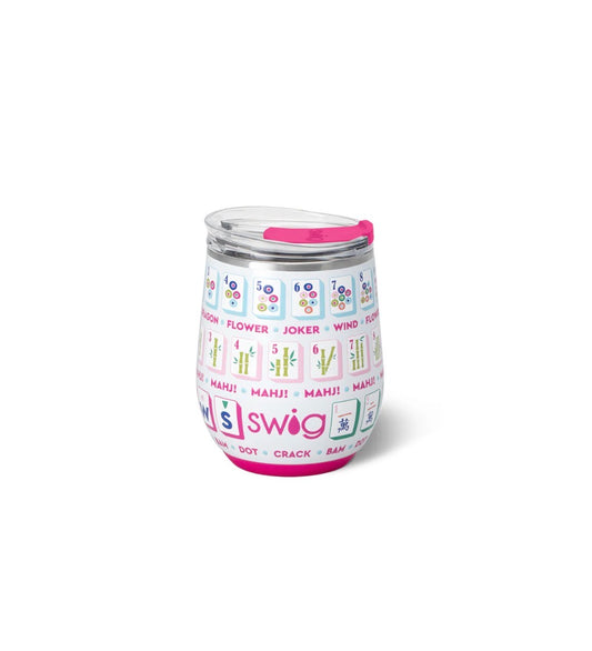 SWIG Mahjong Stemless Wine Cup 12oz