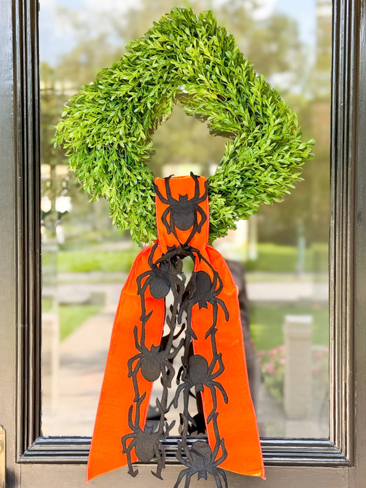 Autumn Arachnid Wreath And Sash