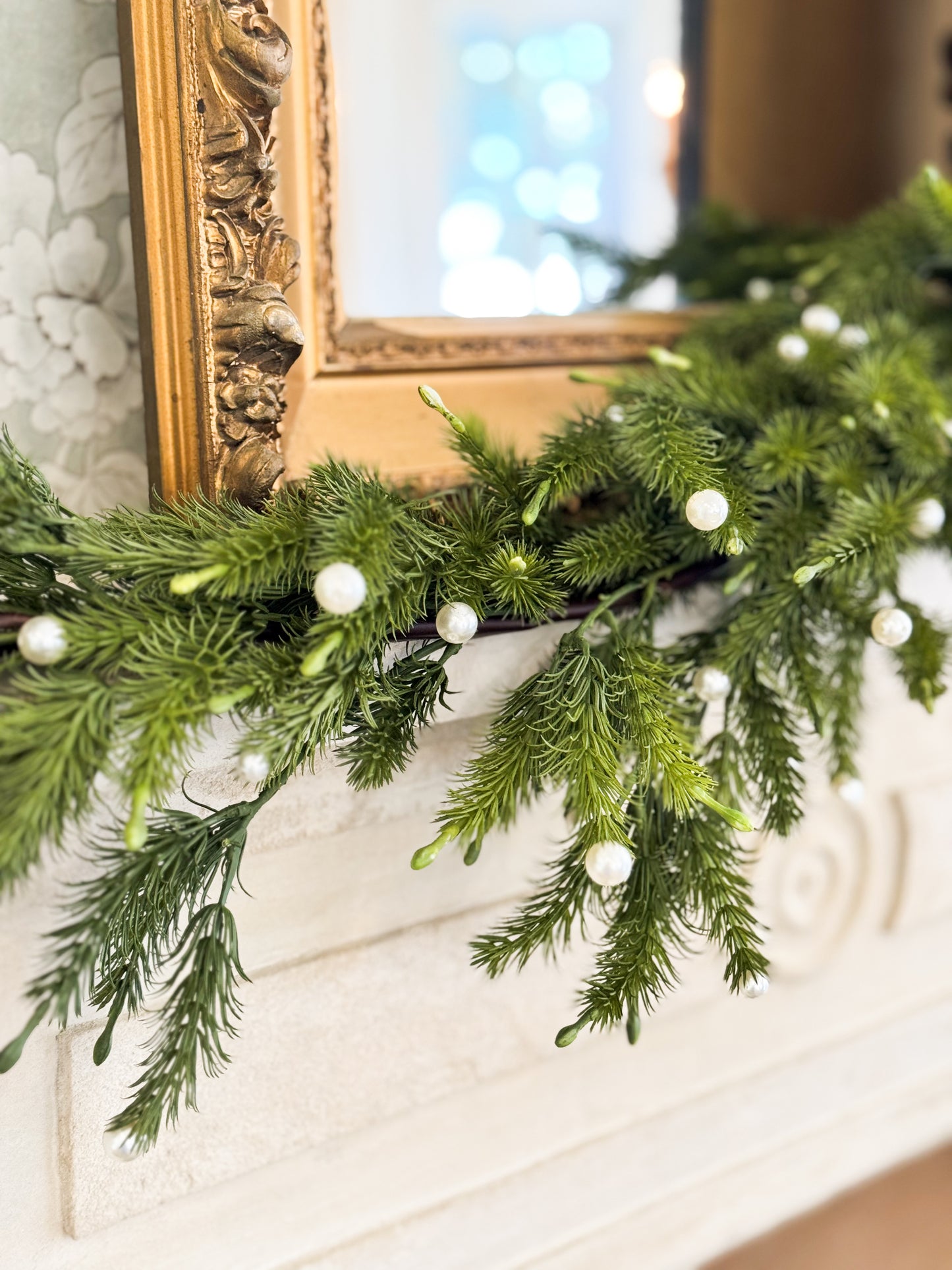Pearl Pine Garland