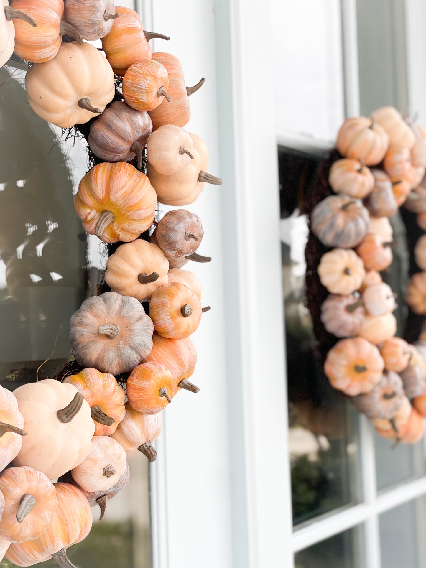 Mixed Pumpkin Wreath