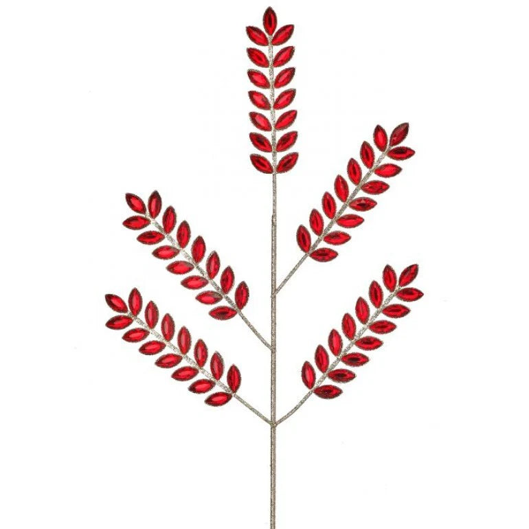 22.5” Red Jewel Spray – Set of 4