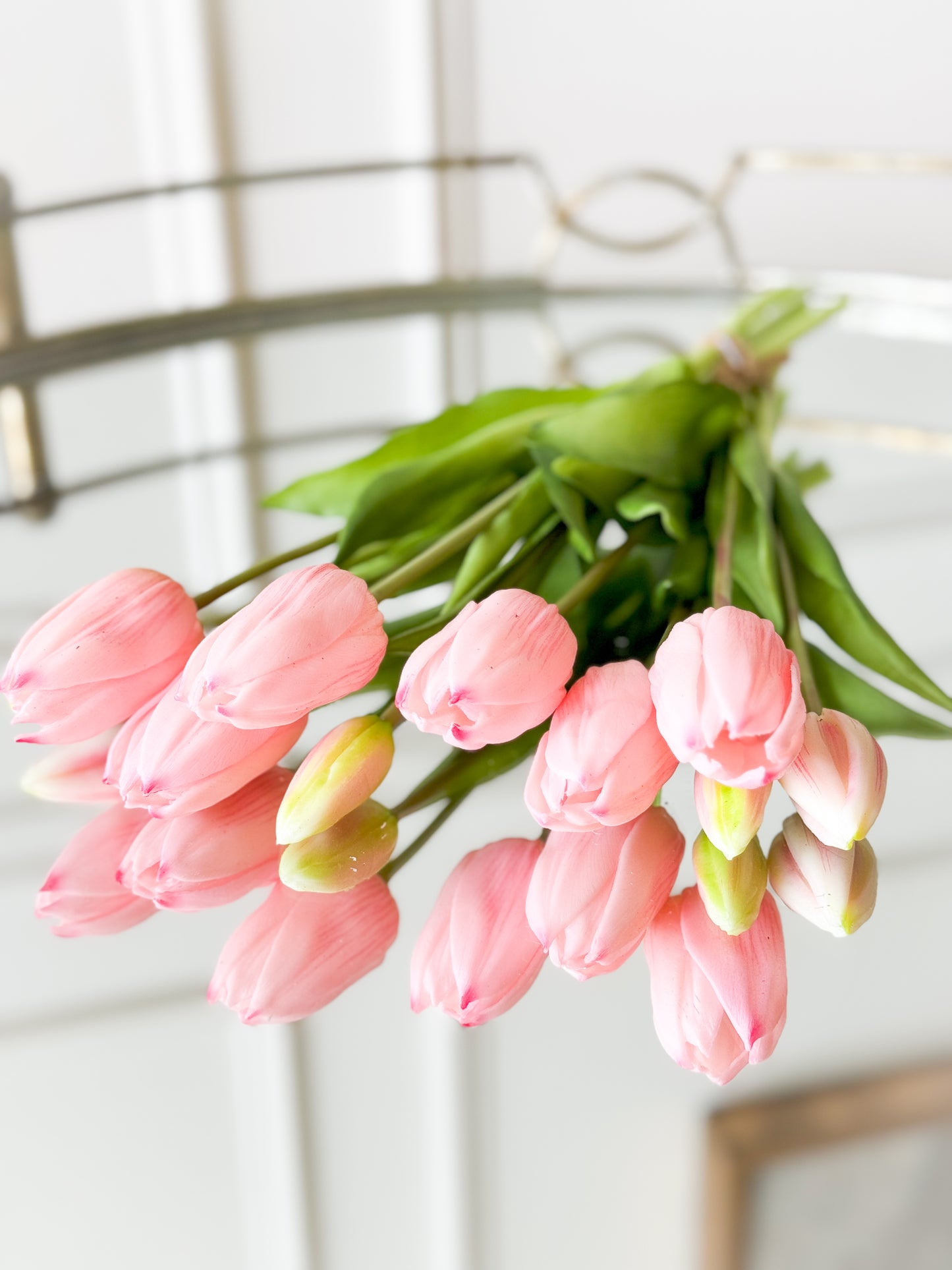 Peach Fuzz Tulip Bouquet Box