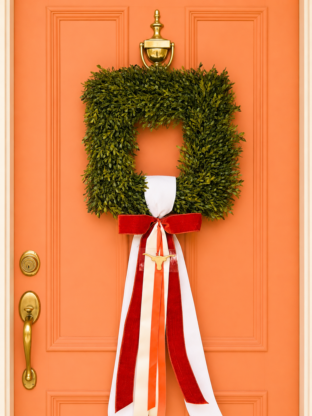 The Forty Acres Manor Tea Leaf Wreath