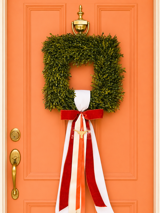 The Forty Acres Manor Tea Leaf Wreath