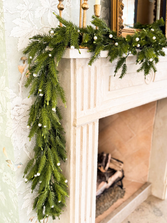 Pearl Pine Garland