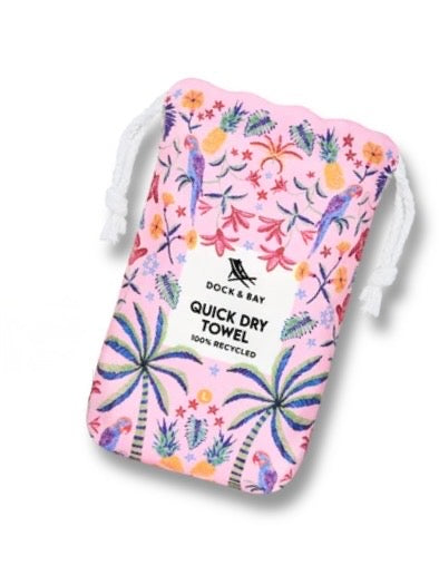 DOCK & BAY - Pink Paradise Quick Dry Towel , XL