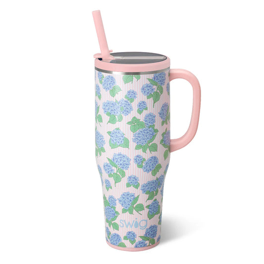 SWIG Hydrangeas Mega Mug 40oz