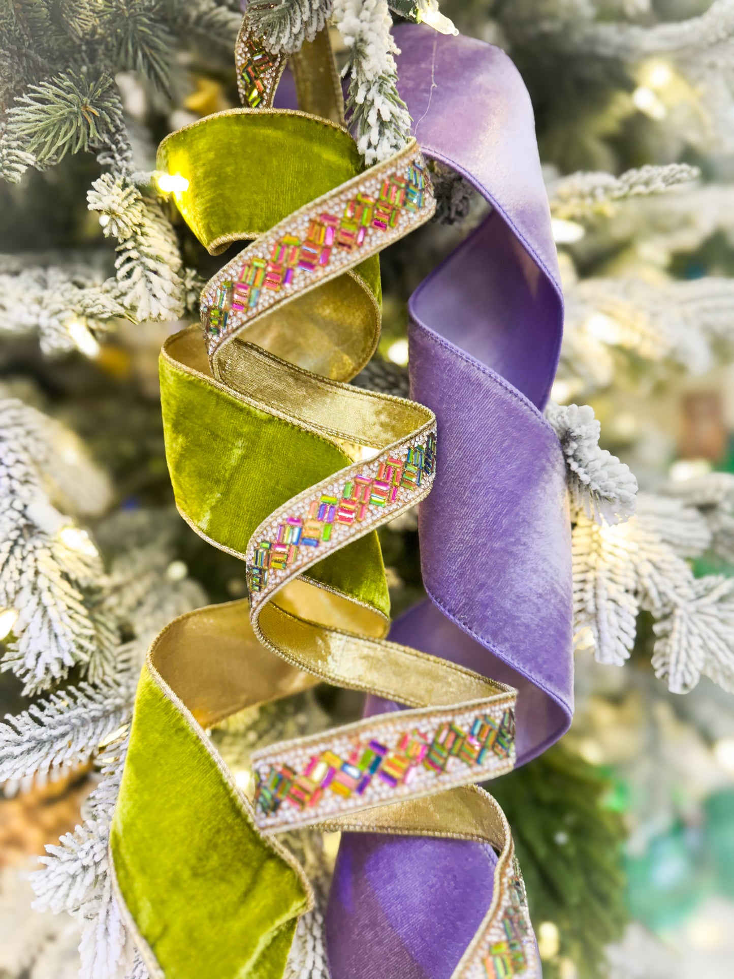 Mardi Gras Ribbon Trio Box