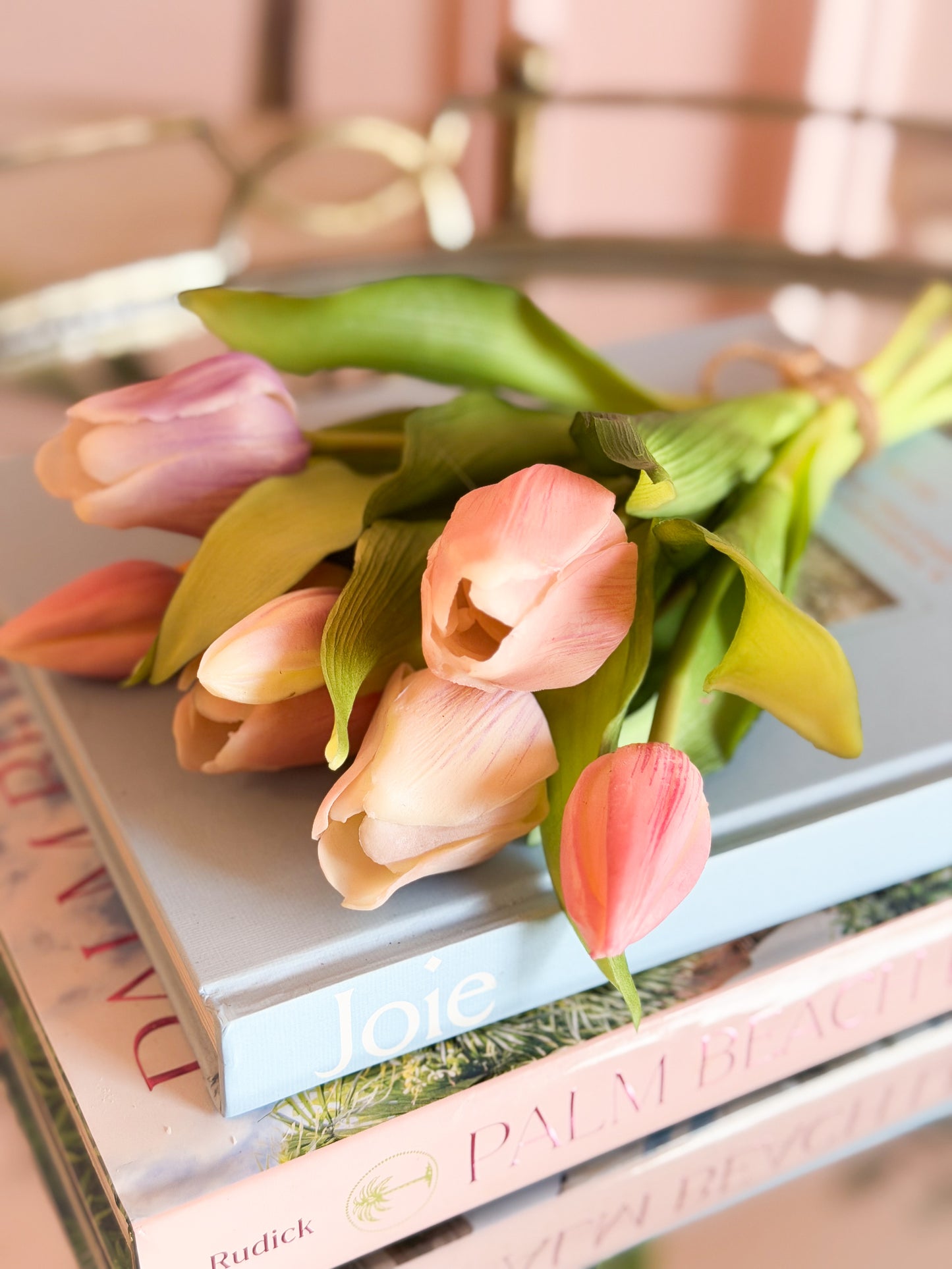 11.75” Real Touch Tulips