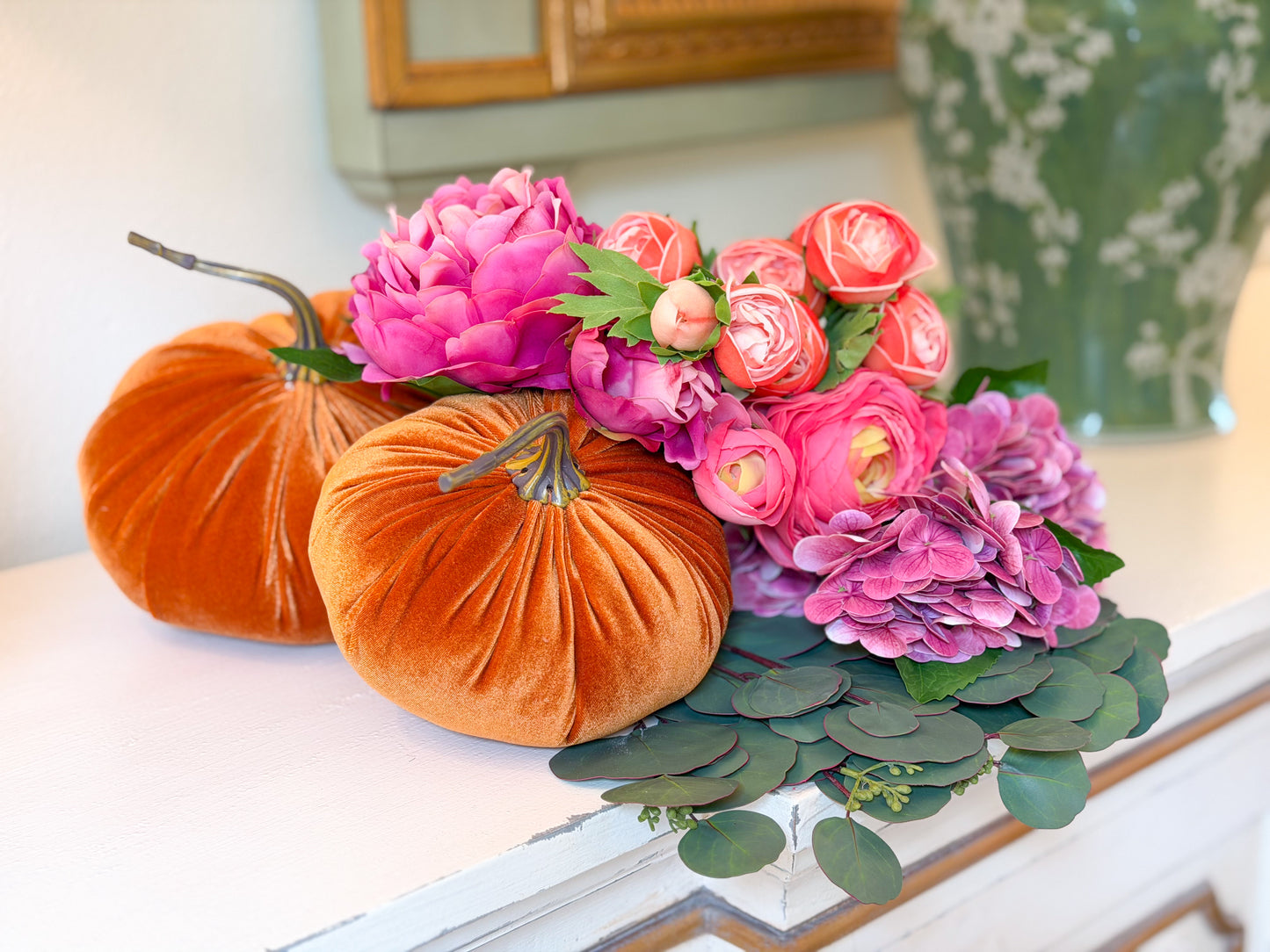 Velvet Pumpkin Blush Harvest Collection