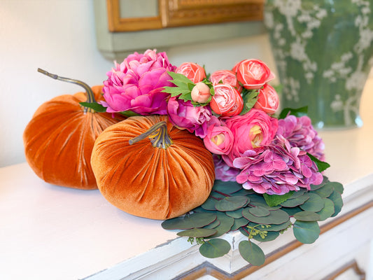 Velvet Pumpkin Blush Harvest Collection