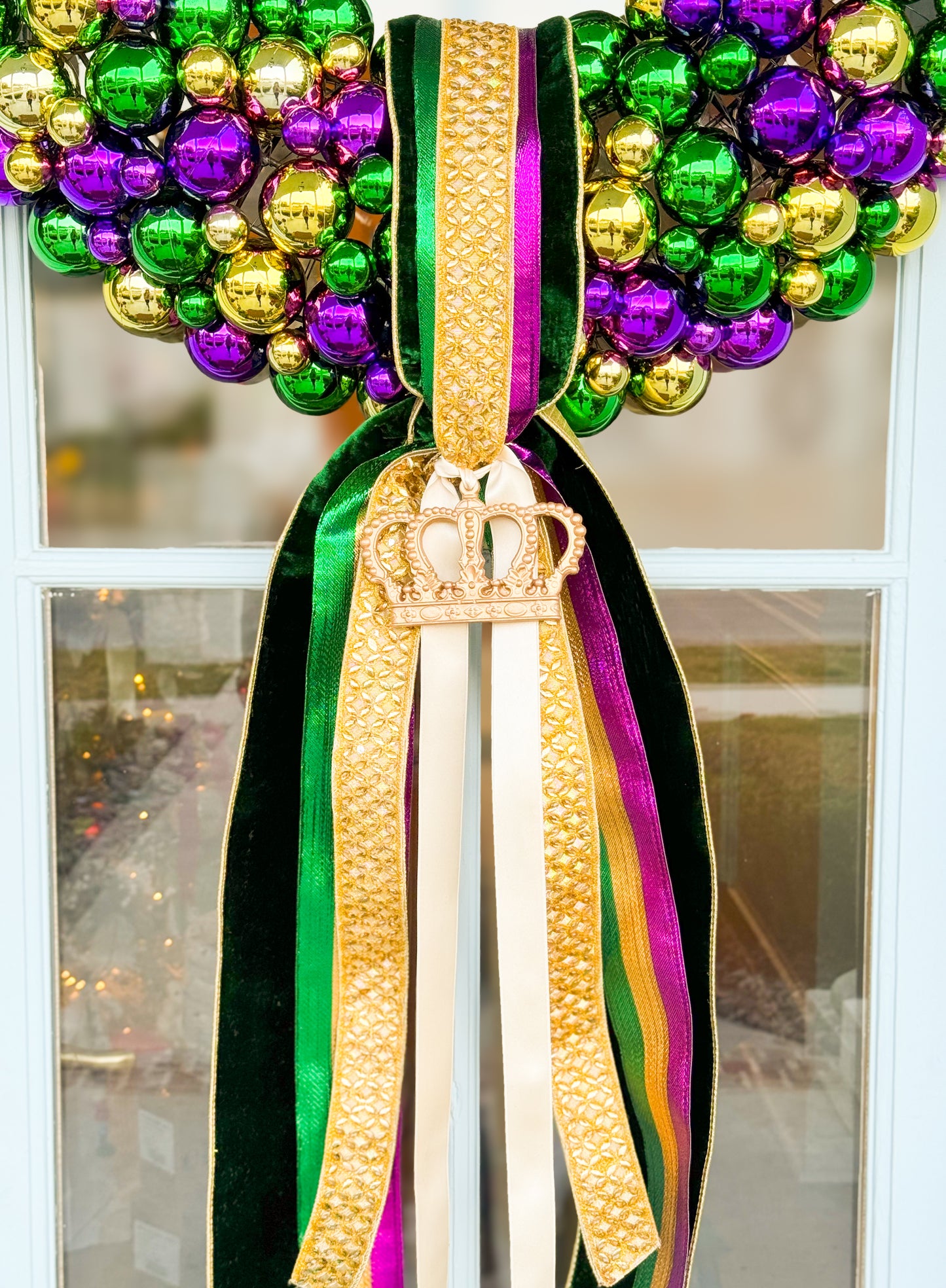 The Queen Of The Krewe Wreath And Sash (Small)