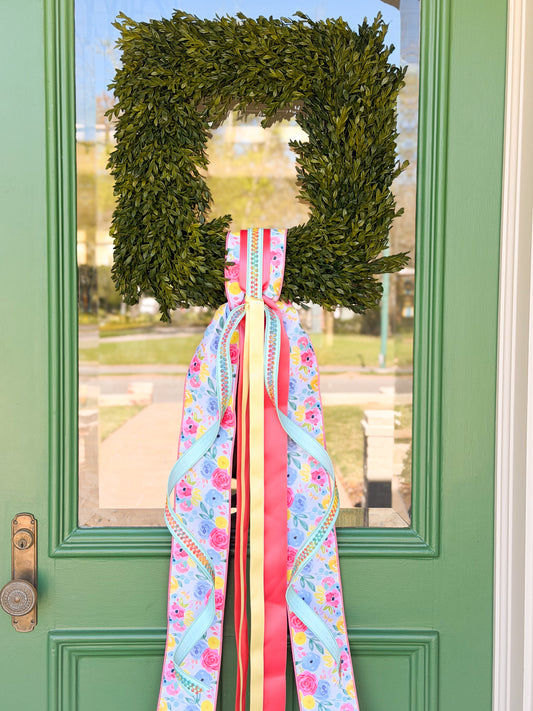 Fleur de Soleil Tea Leaf Wreath