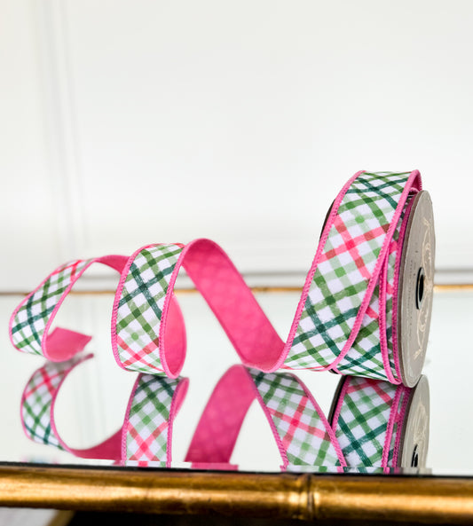 Spring Plaid Ribbon