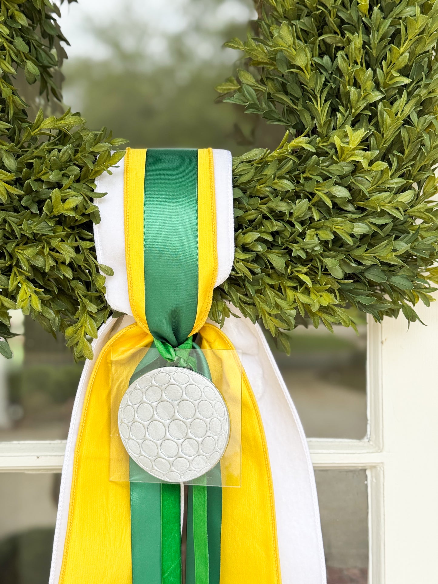 The Green Jacket Garden Tea Leaf Wreath