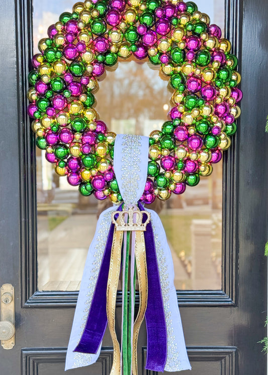 Queen Of The Krewe Wreath